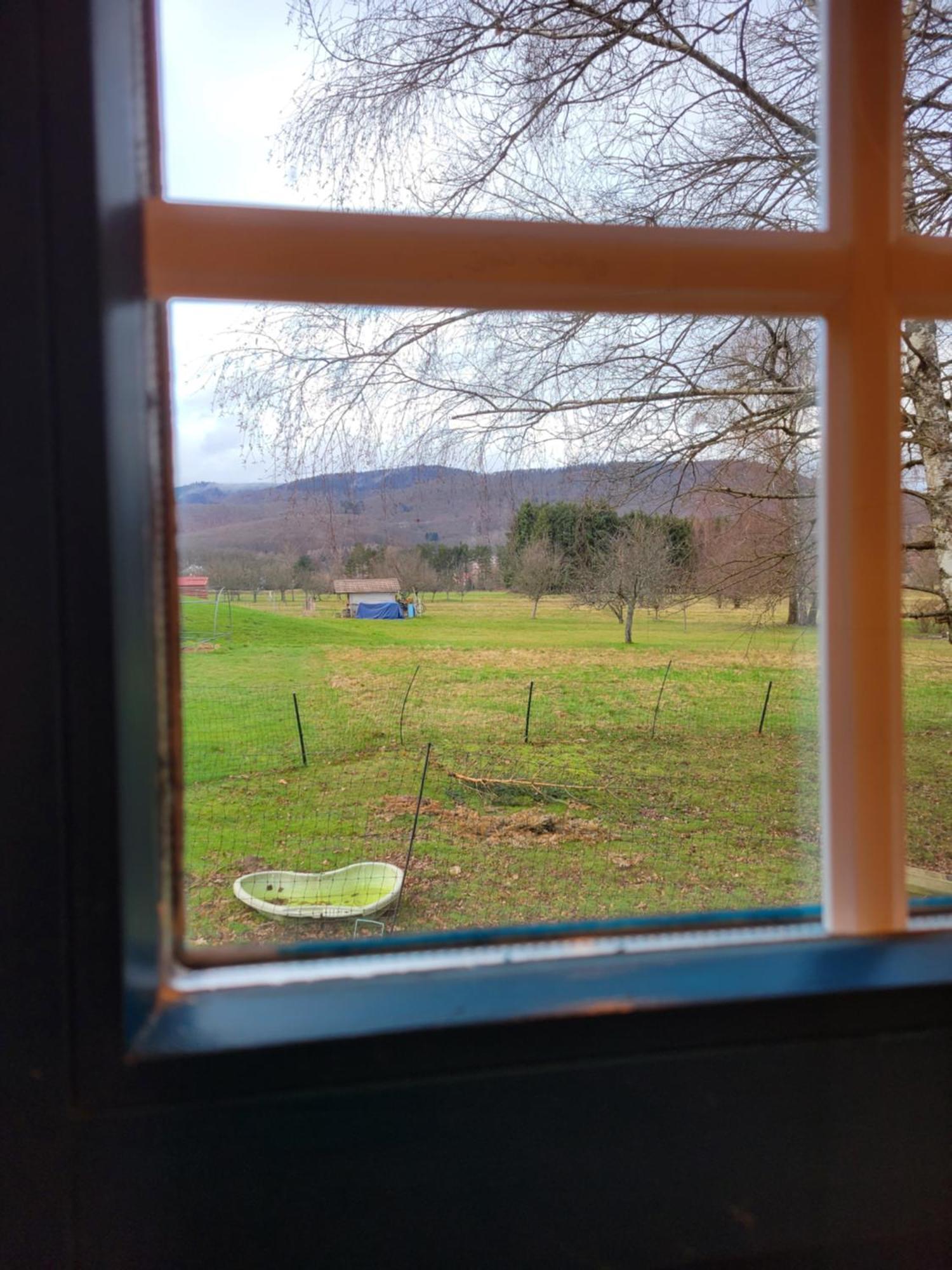 La Roulotte Tiny House Du Mond'Ideal Leval  Kamer foto